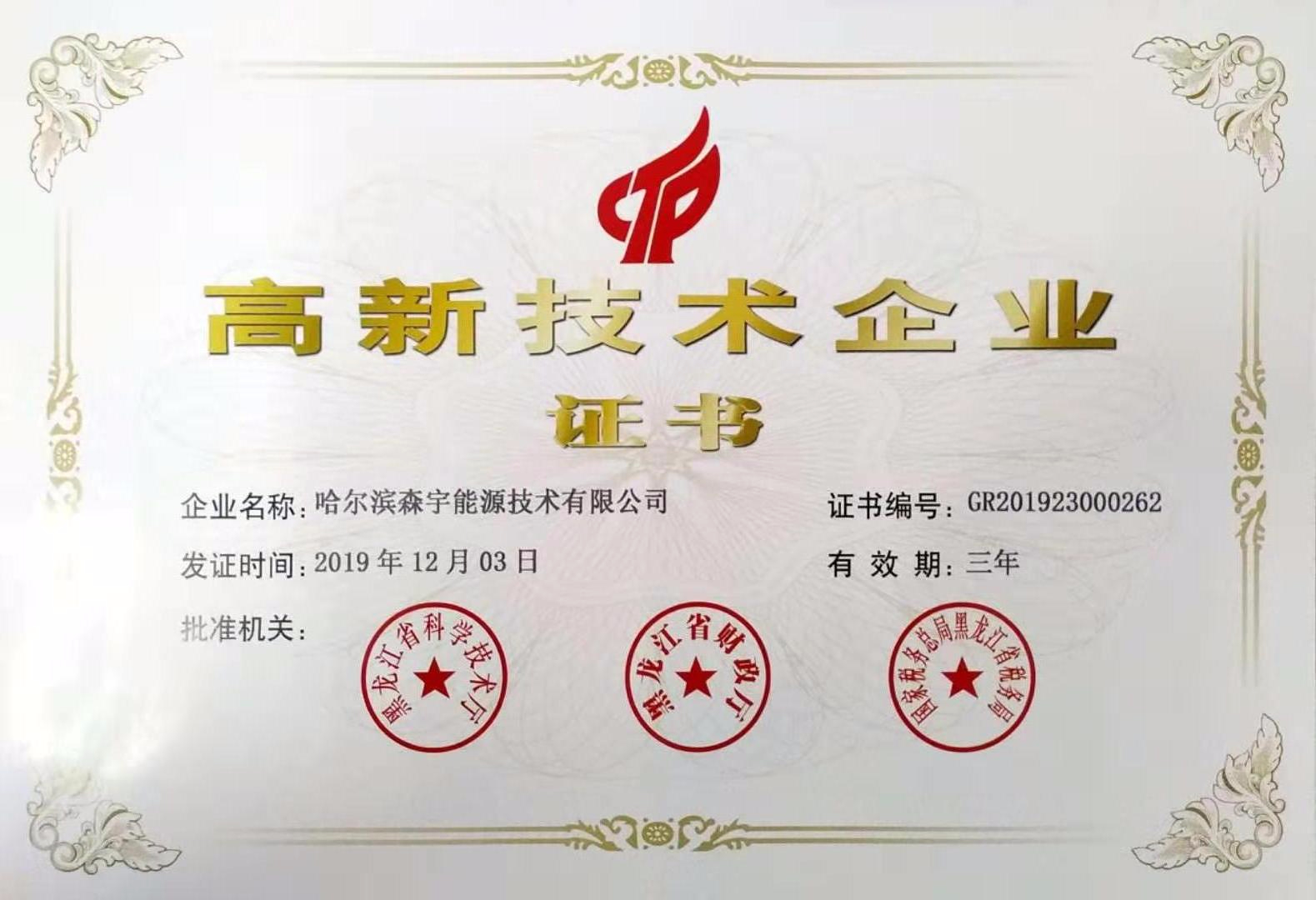 高新技术企业
